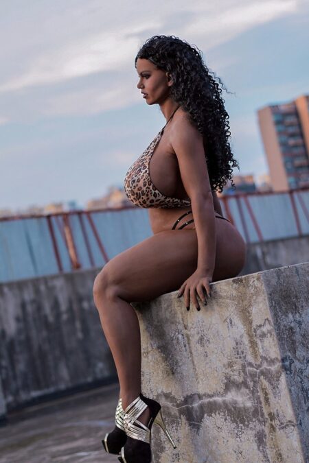 Tanya - 163cm Ebony Real BBW  Black Sex Doll - Love Doll Epoch